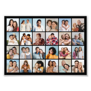 Create Your Own 24 Photo Collage Photo Enlargement Print
