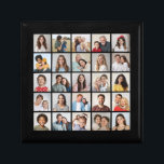 Create Your Own 25 Photo Collage Gift Box<br><div class="desc">Create your own 25 Photo Collage for Christmas, Birthdays, Weddings, Anniversaries, Graduations, Father's Day, Mother's Day or any other Special Occasion, with our easy-to-use design tool. Add your favourite photos of friends, family, vacations, hobbies and pets and you'll have a stunning, one-of-a-kind photo collage. Our custom photo collage is perfect...</div>
