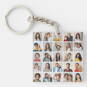 Create Your Own 25 Photo Collage Key Ring