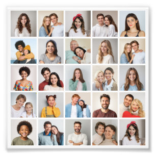 Create Your Own 25 Photo Collage Photo Enlargement Print
