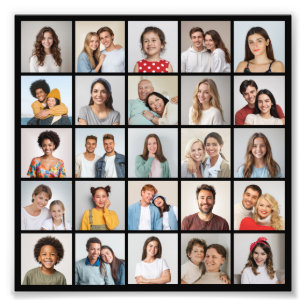 Create Your Own 25 Photo Collage Photo Enlargement Print
