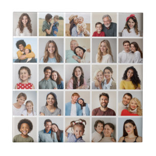 Create Your Own 25 Photo Collage Tile