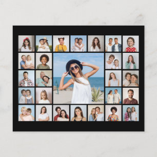 Create Your Own 27 Photo Collage Paper Sheet