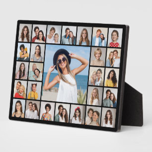 Create Your Own 27 Photo Collage Plaque
