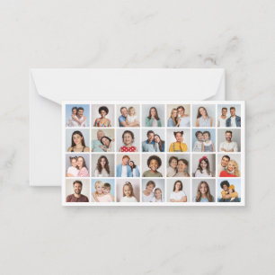 Create Your Own 28 Photo Collage  Card