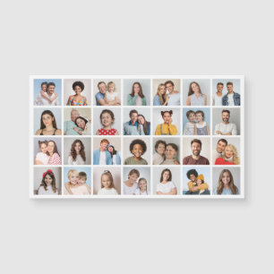 Create Your Own 28 Photo Collage Magnetic Card