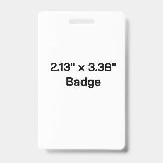 Create Your Own 2.13" x 3.38" ID Badge