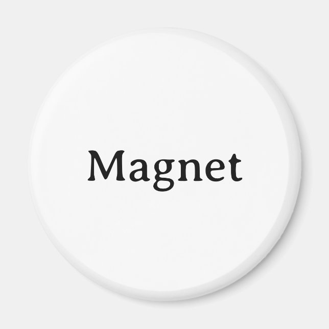 Create Your Own 2.25 Inch Circle Magnet (Front)