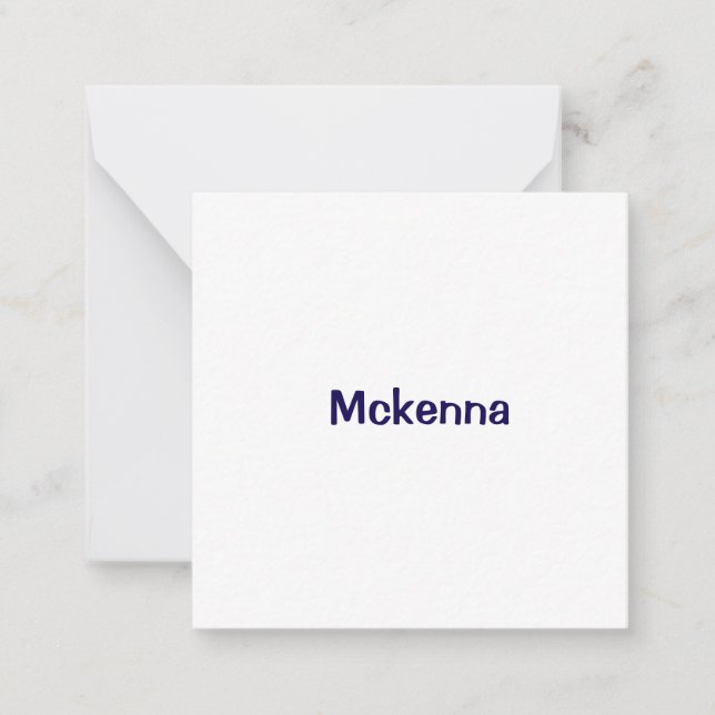Create Your Own 2.5"x2.5" Note Card With Envelope (Front)