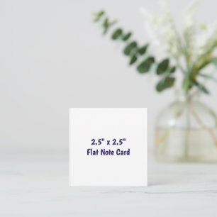 Create Your Own 2.5"x2.5" Note Card With Envelope