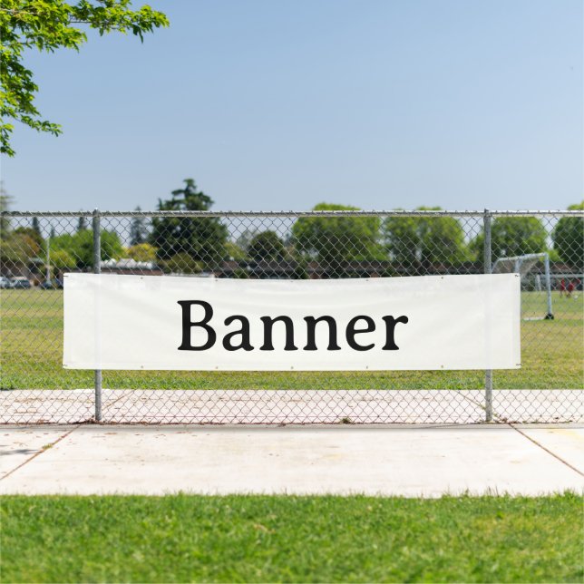 Create Your Own 2.5' x 12' Outdoor  Banner (Insitu)