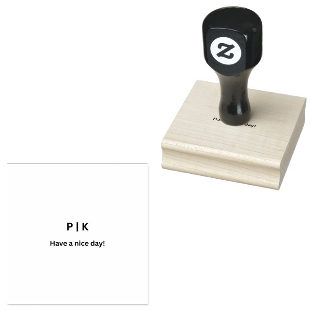  Create Your Own 2.5" x 2.5" Rubber Stamp (Stamped)