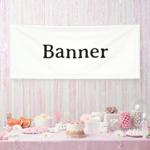 Create Your Own 2.5' x 6' Indoor Banner