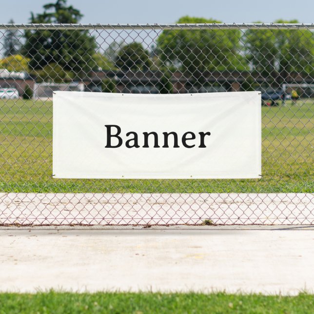 Create Your Own 2.5' x 6' Outdoor  Banner (Insitu)