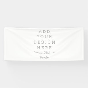 Create Your Own 2.5' x 6' Vinyl Banner