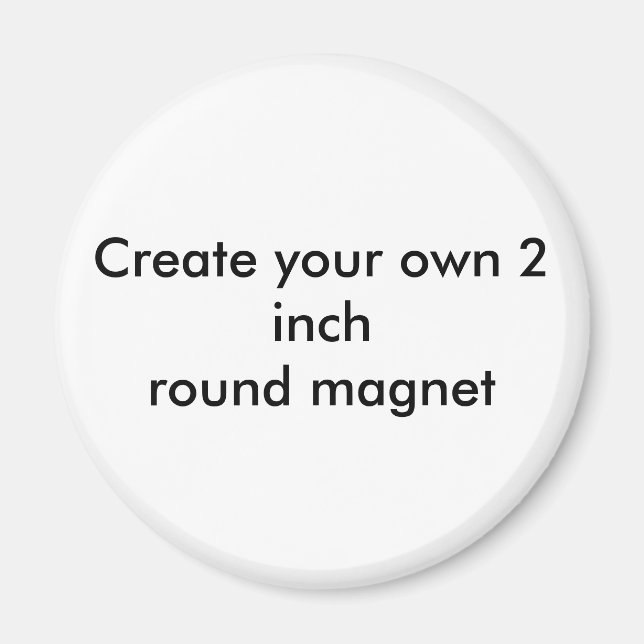 Create your own 2 inch round magnet (Front)