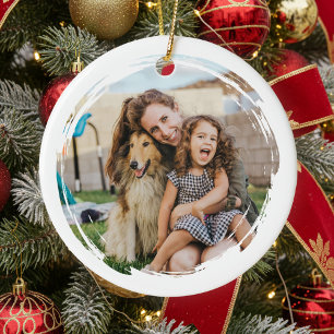 Create Your Own 2 Photo Ceramic Tree Decoration