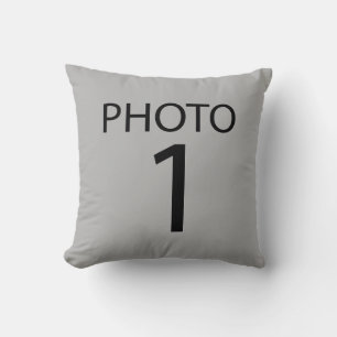 Create your own 2 PHOTO COLLAGE  Front & Back Cushion