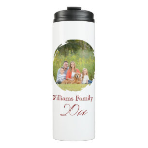 Create Your Own 2 Photo Family  Thermal Tumbler