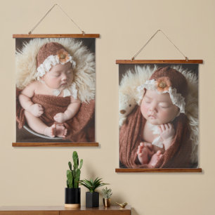 Create Your Own 2 Photo  Hanging Tapestry