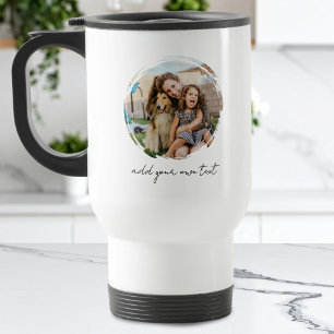 Create Your Own 2 Photo Travel Mug