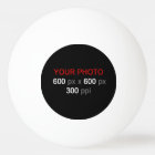 Create Your Own 2 Photos Custom Ping Pong Ball
