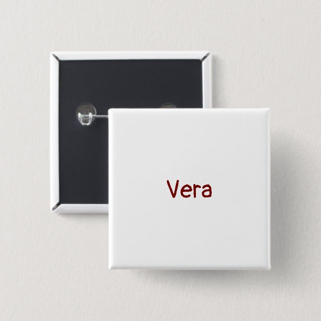 Create Your Own 2'' Square Button (Front & Back)