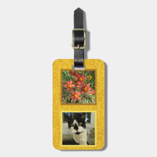 Create Your Own 2 Square Instagram Photo Honey Luggage Tag