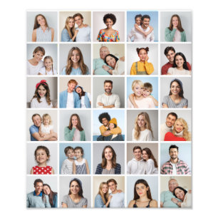 Create Your Own 30 Photo Collage Photo Enlargement Print