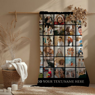 Create your own 30 x Photo collage Keepsake Fleece Blanket
