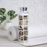 Create Your Own 30 x Photo Collage Square Grid Water Bottle<br><div class="desc">Welcome to the future of personalisation! Design your thirst-quenching accessory with our 'Create Your Own Custom Photo Water Bottle' featuring an ultra-modern 30 picture square grid template. Get ready to flaunt your favourite moments,  captured in 30 snaps,  every time you hydrate.</div>