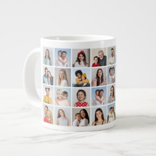 Create Your Own 32 Photo Collage Large Coffee Mug