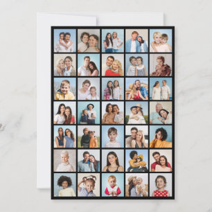Create Your Own 35 Photo Collage  Card