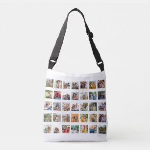 Create Your Own 35 Photo Collage Crossbody Bag
