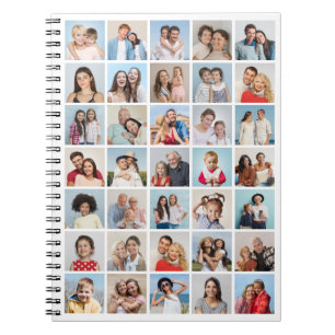 Create Your Own 35 Photo Collage Notebook