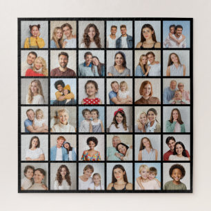 Create Your Own 36 Photo Collage Jigsaw Puzzle