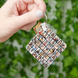 Create Your Own 36 Photo Collage Key Ring