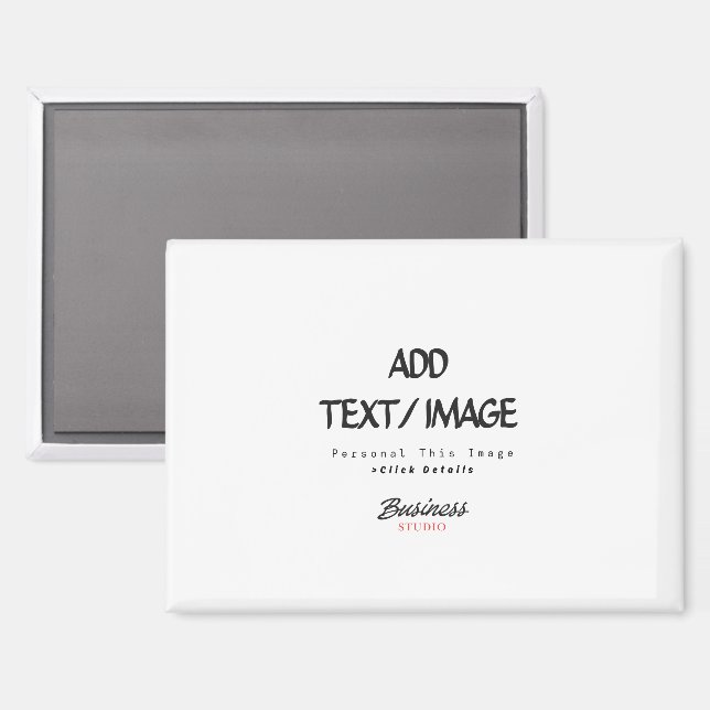 Create Your Own 3.5" x 2.5" Rectangle Magnet (Front/Back)
