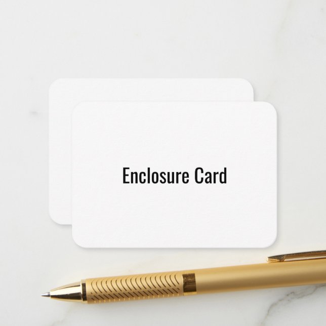 Create Your Own 3.5" x 2.5" Rounded Enclosure Card (Front/Back In Situ)
