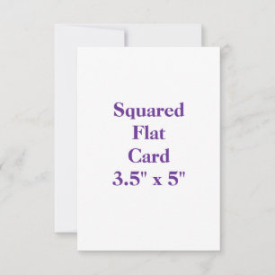 Create Your Own 3.5" x 5" Flat Card
