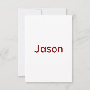 Create Your Own 3.5" x 5" Flat Save The Date Card