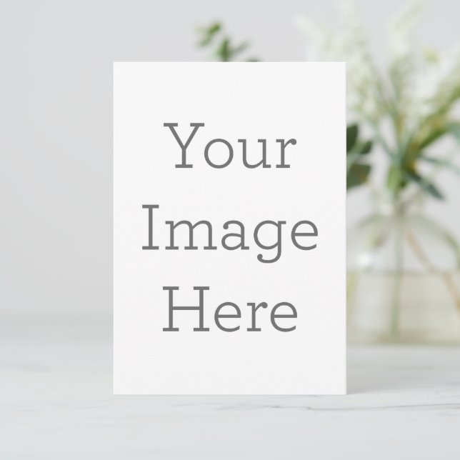 8.9 cm x 12.7 cm Response Card (Standing Front)