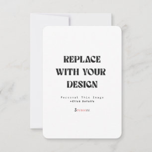 Create Your Own 3.5" x 5" Wedding Invitation