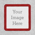 Create Your Own 3" Circle White Iron-On Patch