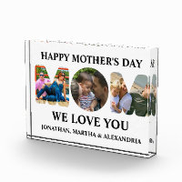 Create your own 3 photo collage Happy Mothers day