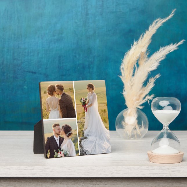 Create Your Own 3 Photo Collage Plaque (Insitu)