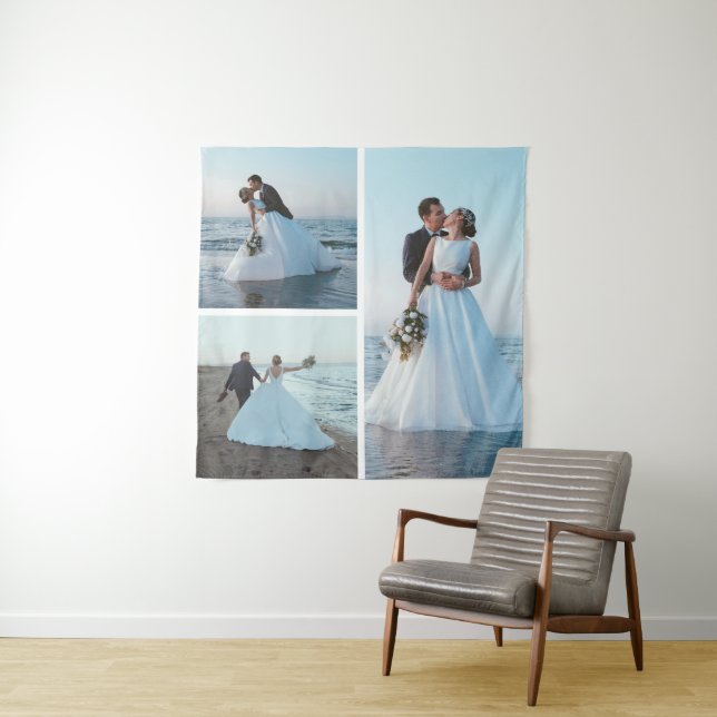 Create Your Own 3 Photo Collage  Tapestry (In Situ)