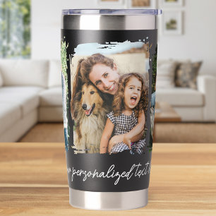Create Your Own 3 Photo Insulated Tumbler