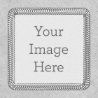 Create Your Own 3" x 3.4" White Hexagon Iron-On