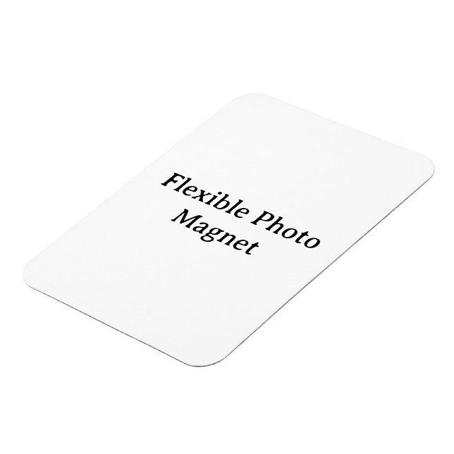 Create Your Own 3" x 4" Flexible Photo Magnet (Left Side)